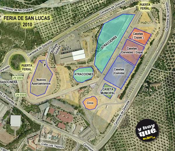 Mapa Nuevo Ferial Ja&eacute;n